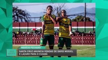 Santa Cruz anuncia vendas de David Miguel e Lázaro para o Cuiabá.