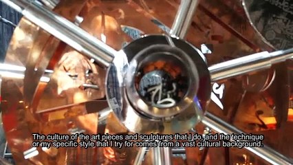 Artist Mattar Bin Lahej explains the concept behind his latest sculpture.