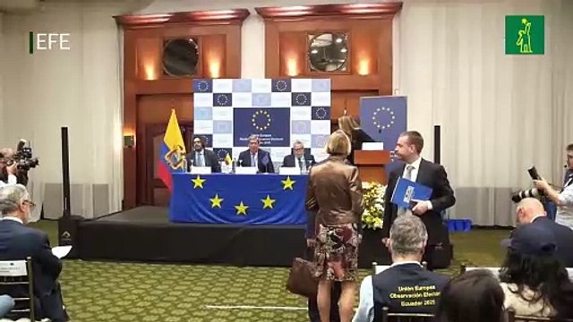 Unión Europea descartó fraude en elecciones de Ecuador tras denuncias de González y Noboa