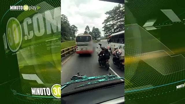 Tragedia en la Variante Caldas motociclista perdió la vida en accidente