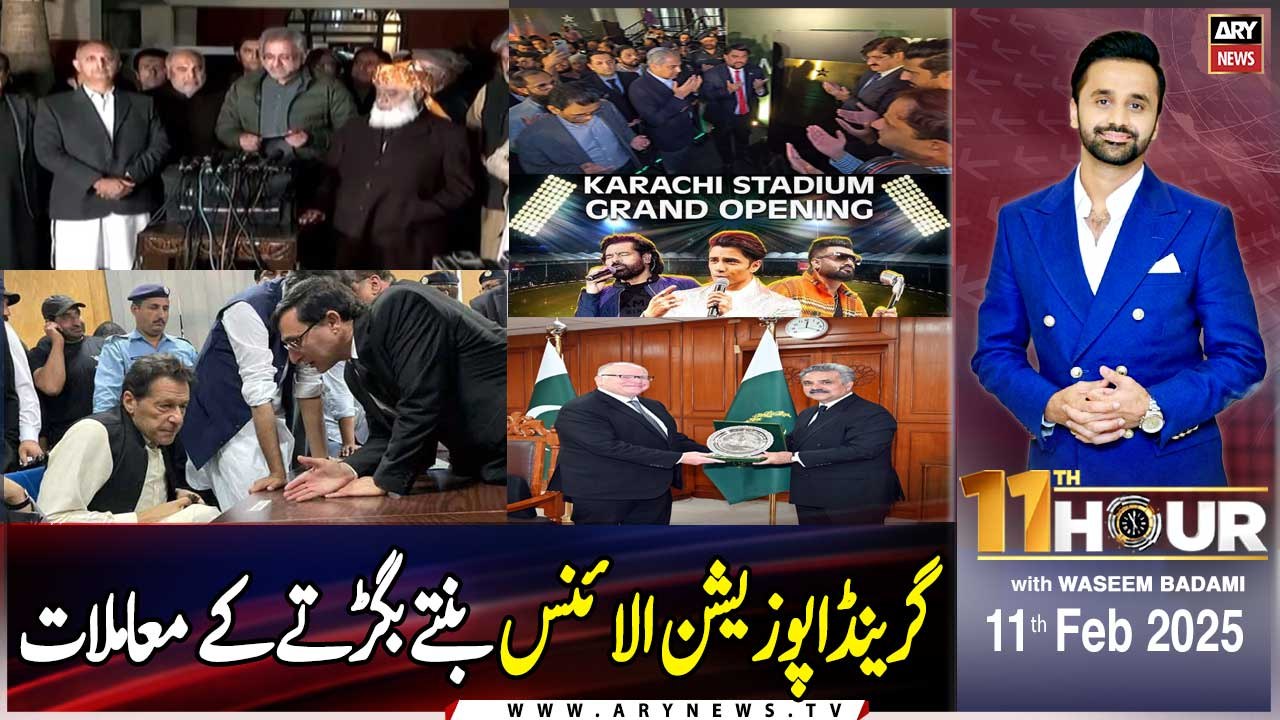 11th Hour | Waseem Badami | ARY News | 11th February 2025