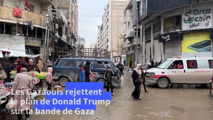 Les Gazaouis rejettent le plan de Trump pour le territoire palestinien