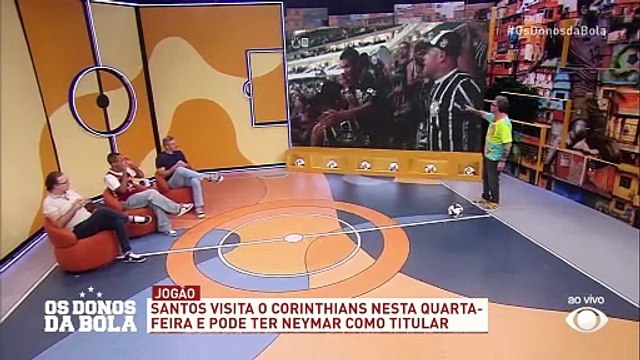 ‘Jogou muito mal’: Neto critica estreia de Neymar como titular pelo Santos