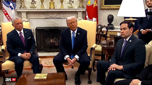 King Abdullah praises President Trump as key to achieving peace in the Middle East