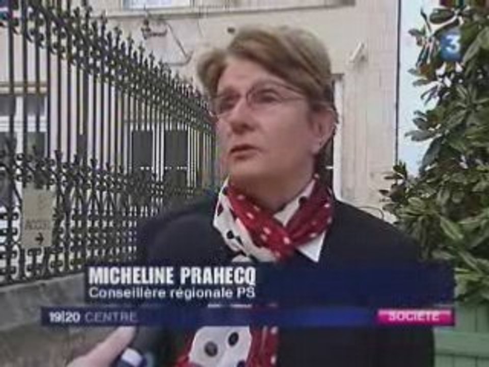 Micheline Prahecq reçue à la préfecture 25 avril 2008