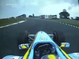 F1 – Fernando Alonso (Renault V10) Onboard – Brazil 2004
