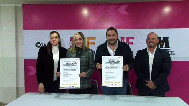 Más de 200 parejas unirán sus vidas en bodas comunitarias en la región centro-desierto