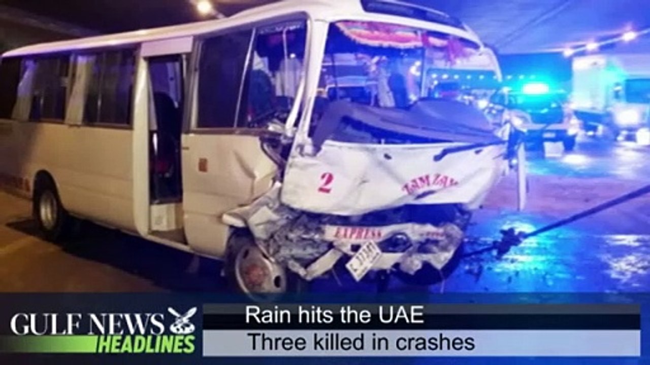 Rain accidents in the UAE - GN Headlines