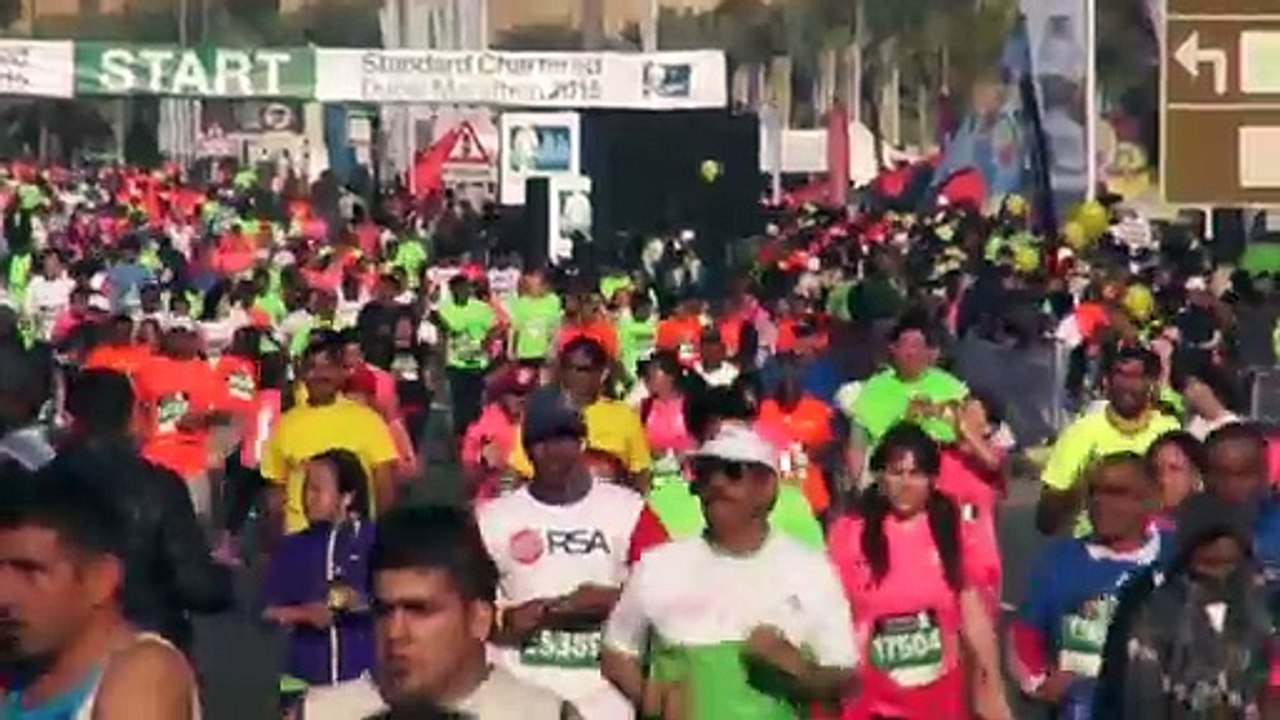 Highlights from the 2015 Standard Chartered Dubai Marathon