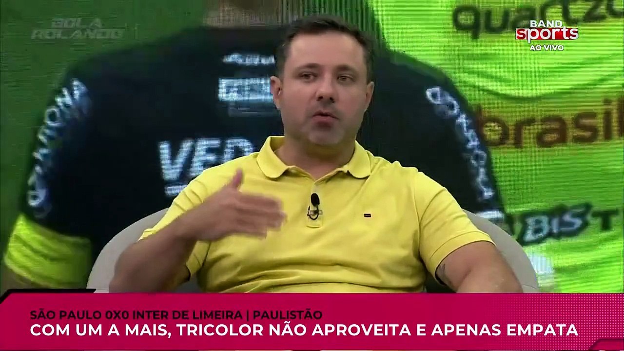 IVAN DRAGO ANALISA EMPATE ENTRE SÃO PAULO E INTER DE LIMEIRA PELO PAULISTÃO | BOLA ROLANDO