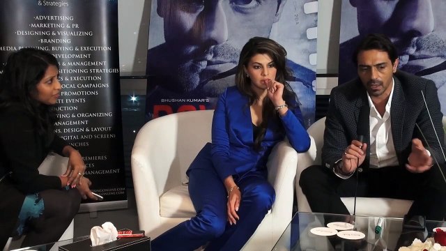 Bollywood stars Arjun Rampal and Jacqueline Fernandez on the challenges of filming Roy