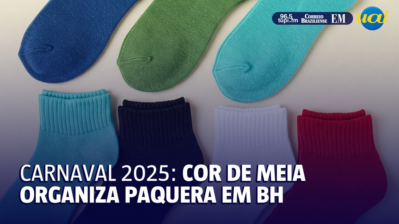 🧦Qual a cor da sua meia pro carnaval?