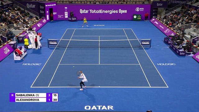Sabalenka suffers shock defeat to Alexandrova in Doha