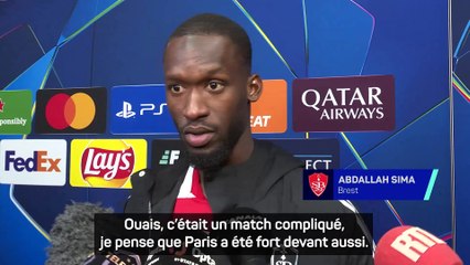 Brest - Sima : “Je pense qu’on a manqué de réussite”