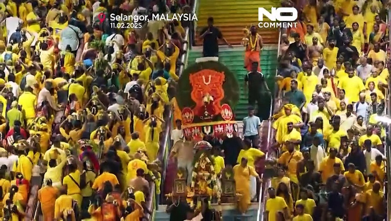 In Malaysia versammeln sich Hunderttausende Gläubige zum Thaipusam-Fest