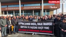 Van Emek ve Demokrasi Platformu, Abdullah Zeydan'a Verilen Ceza İçin Protesto Düzenledi
