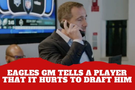 His soul's hurt! Eagles GM Howie Roseman reveals a hard truth to a player that he drafted