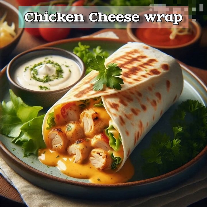 Chicken Cheese Wrap Recipe