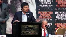 Final face-off: Floyd Mayweather Jr. and Manny Pacquiao press conference