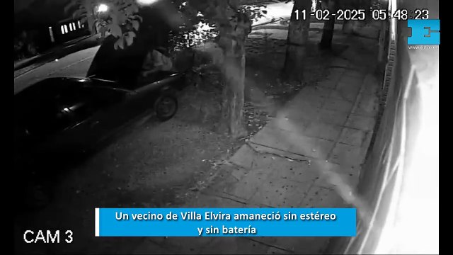 ¿Al que madruga Dios lo ayuda?: un vecino de Villa Elvira amaneció sin estéreo y sin batería