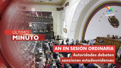 El parlamento venezolano rechazó sanciones de EE. UU.