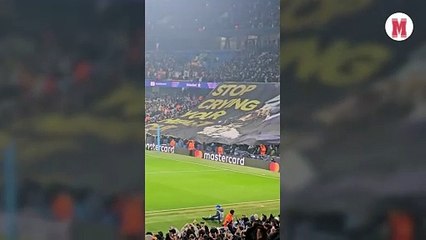 The message from the Manchester City fans to Vinicius