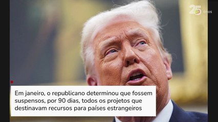 Decreto de Trump suspende parceria para combate a incêndios florestais no Brasil