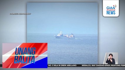 PHL Navy - Chinese research vessel LAN HAI 101, dumaan sa archipelagic waters ng Pilipinas dahil daw sa masamang panahon  | Unang Balita