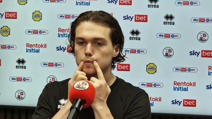 Goal scorer Harry Forster on Crawley Town's brilliant win over Stevenage