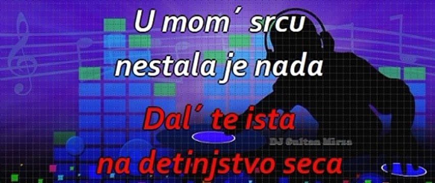 Čija li si sada - Radiša Marković/Aca Lukas (uživo karaoke)