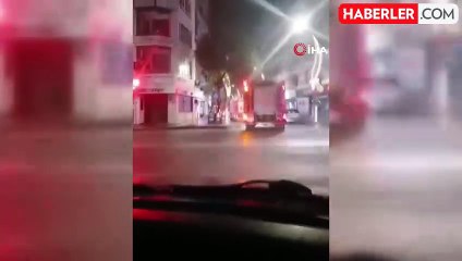Samsun'da Çiçekçi Dükkanında Yangın