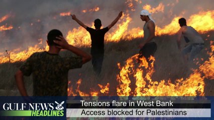 Tensions flare in the West Bank - GN Headlines