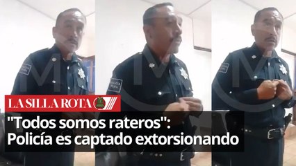 Captan a policía vial de Tecamachalco extorsionando a ciudadano