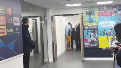 Salida jugadores Real Madrid