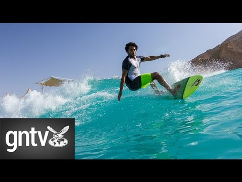 Emirati surfer Mohammad Rahma tries to make waves in global surfing competition