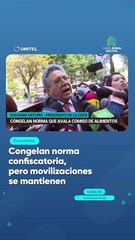 Congelan norma confiscatoria, pero movilizaciones se mantienen