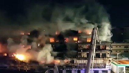 Fire hits building near Muraqqabat police station