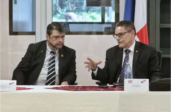 Reunión entre autoridades de seguridad de Panamá y Costa Rica