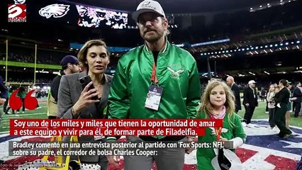 Bradley Cooper recuerda la alegría de ver a los Philadelphia Eagles con su padre