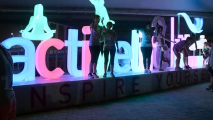 Highlights from the 2015 Electric Run Dubai
