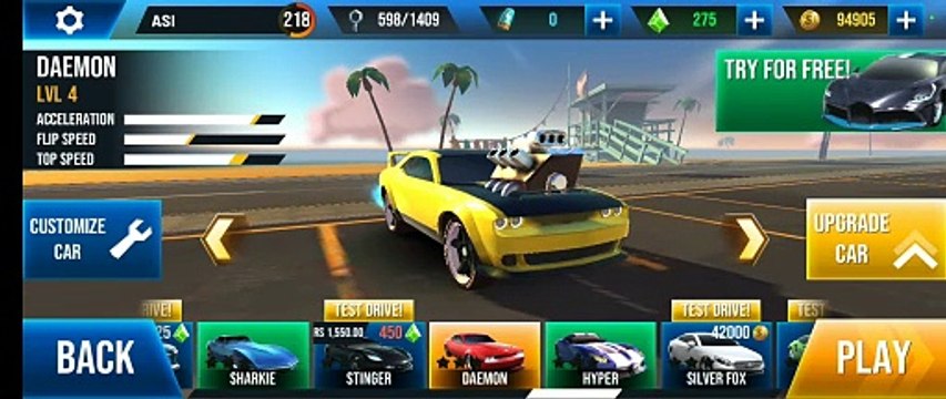 DEATH-DEFYING STUNTS! Stunt Car Extreme Level 424 TRAIN AND A SWING