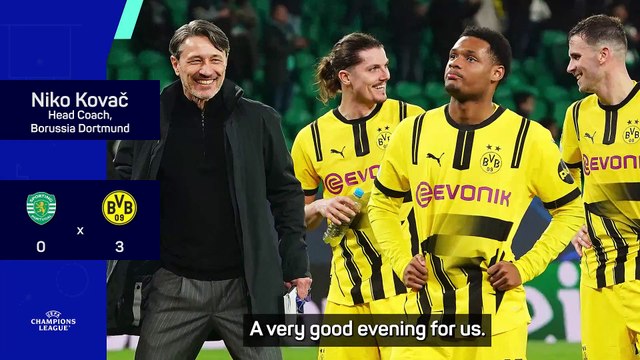 Kovac hails 'fantastic' Dortmund after Sporting thrashing