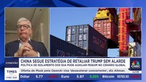 China retalia tarifas de Trump sem queixas e com sobretaxações; ex-embaixador traz análise