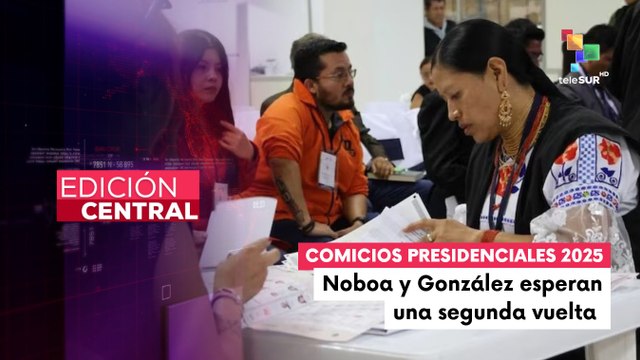 Luisa González y Daniel Noboa en empate técnico de cara a balotaje presidencial en Ecuador
