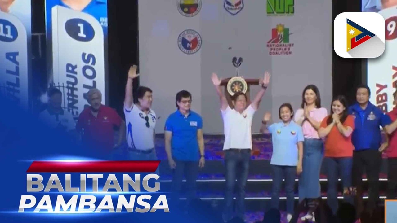 Magandang track record ng senatorial candidates ng Alyansa para sa Bagong Pilipinas, ibinida ni PBBM
