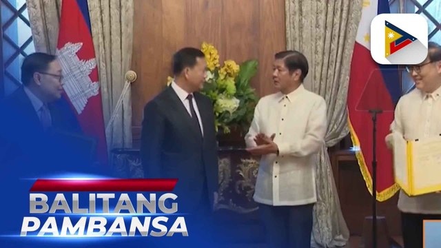 PH at Cambodia, pinagtibay ang ugnayan sa iba’t ibang larangan kabilang ang pagpapalago sa ekonomiya at pagsusulong ng kapayapaan