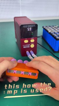 This spot welder can weld 18650 lithium batteries.