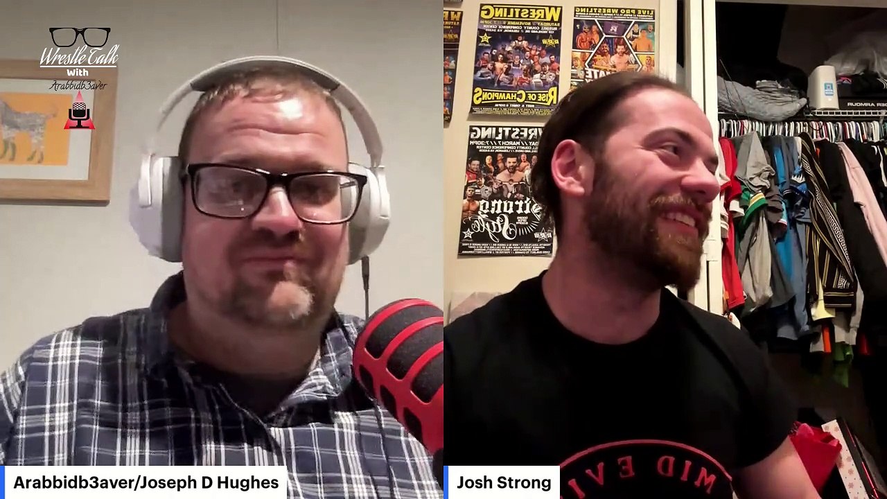 Mr Intensity, Tenacious Strong Josh Strong joins us tonight on Wrestle Talk with Arabbidb3aver