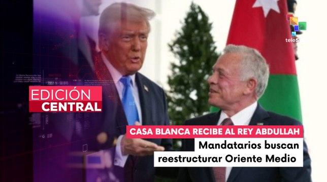 Trump se reunió con el rey de Jordania para establecer acuerdos referentes a la toma de Gaza
