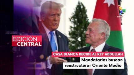 Trump se reunió con el rey de Jordania para establecer acuerdos referentes a la toma de Gaza